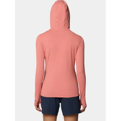 Mountain Hardwear Crater Lake Long Sleeve Hoody Női Sport felső 634-Fleurs