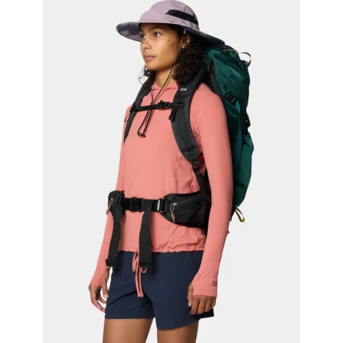 Mountain Hardwear Crater Lake Long Sleeve Hoody Női Sport felső 634-Fleurs