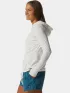 Mountain Hardwear Crater Lake Long Sleeve Hoody Női Fitness felső 102-Fogbank