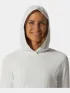 Mountain Hardwear Crater Lake Long Sleeve Hoody Női Fitness felső 102-Fogbank