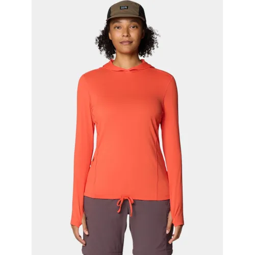 Mountain Hardwear Crater Lake Long Sleeve Hoody Női Fitness felső 461-Aspect