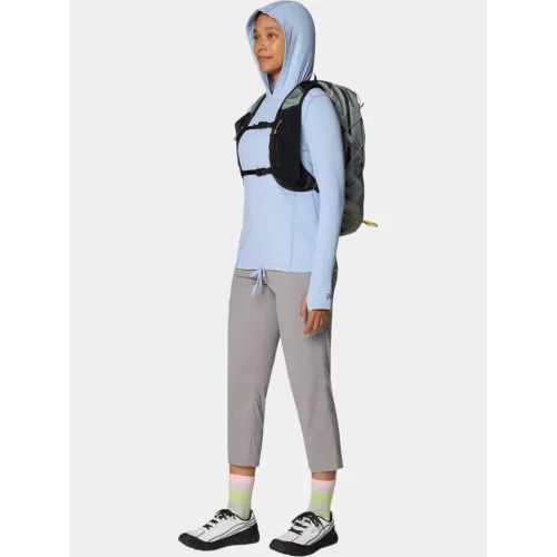 Mountain Hardwear Crater Lake Long Sleeve Hoody Női Fitness felső 471-Beach Breeze