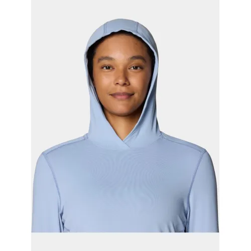 Mountain Hardwear Crater Lake Long Sleeve Hoody Női Fitness felső 471-Beach Breeze