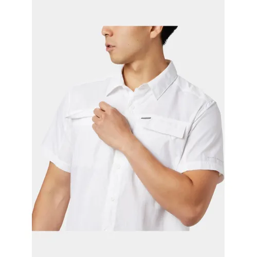 Columbia Silver Ridge 2.0 Short Sleeve Shirt Férfi Ing 100-White