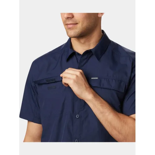 Columbia Silver Ridge 2.0 Short Sleeve Shirt Férfi Ing 464-Collegiate Navy