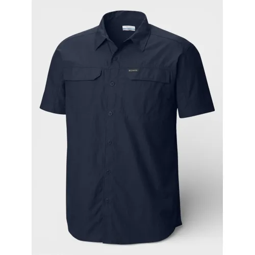 Columbia Silver Ridge 2.0 Short Sleeve Shirt Férfi Ing 464-Collegiate Navy