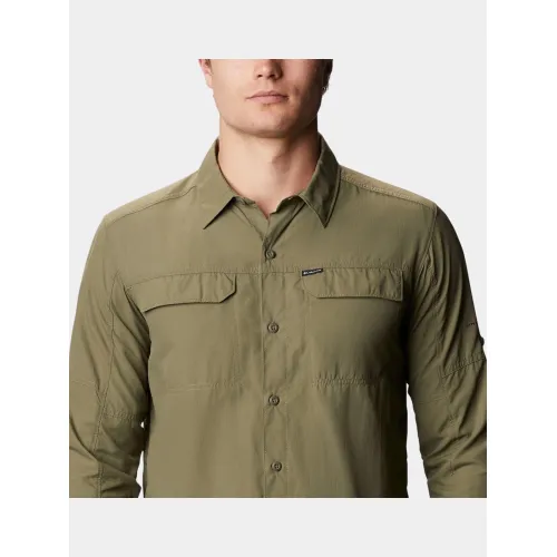 Columbia Silver Ridge 2.0 Long Sleeve Shirt Férfi Ing 397-Stone Green