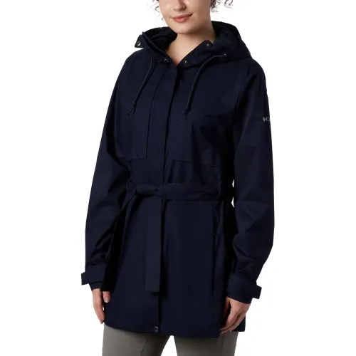 Columbia Pardon My Trench Rain Jacket Női Utcai Kabát 472-Dark Nocturnal