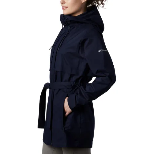 Columbia Pardon My Trench Rain Jacket Női Utcai Kabát 472-Dark Nocturnal