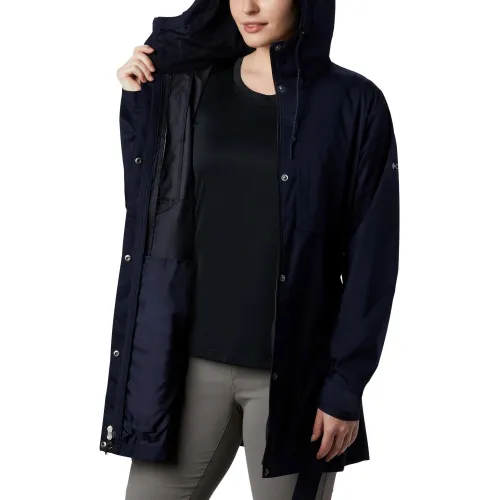 Columbia Pardon My Trench Rain Jacket Női Utcai Kabát 472-Dark Nocturnal