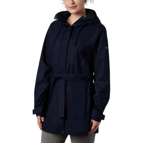 Columbia Pardon My Trench II Rain Jacket Női Utcai Kabát 472-Dark Nocturnal