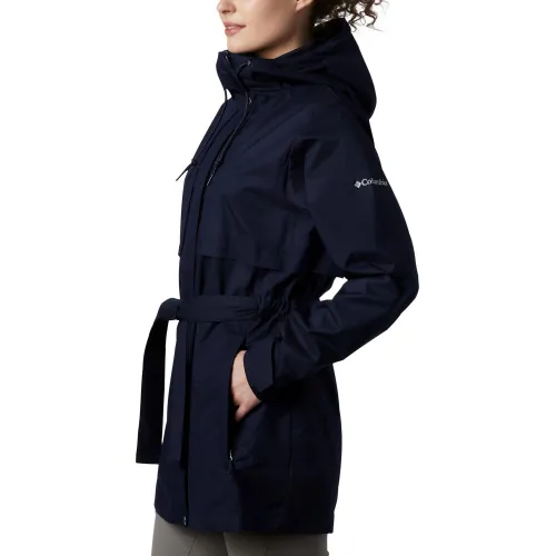 Columbia Pardon My Trench II Rain Jacket Női Utcai Kabát 472-Dark Nocturnal