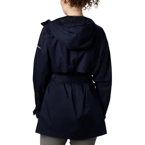 Columbia Pardon My Trench II Rain Jacket Női Utcai Kabát 472-Dark Nocturnal