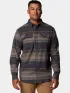 Columbia Flare Gun Stretch Flannel Férfi Ing 016-Shark Vista Stripe