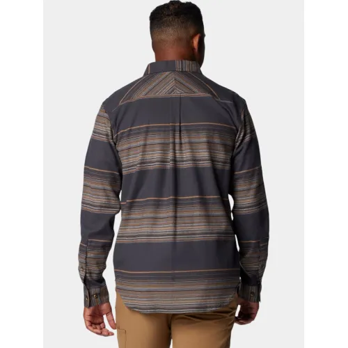 Columbia Flare Gun Stretch Flannel Férfi Ing 016-Shark Vista Stripe