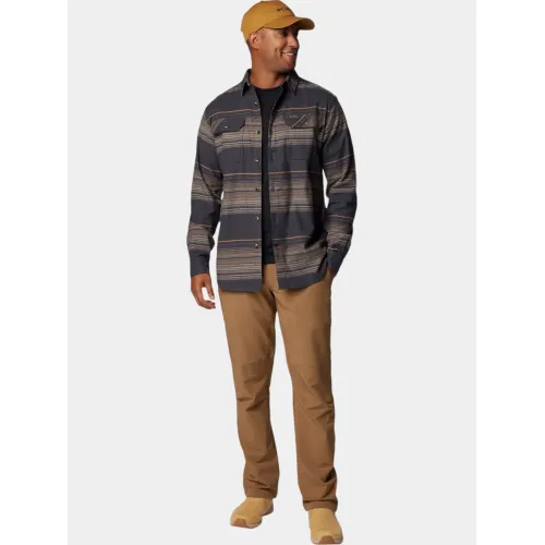 Columbia Flare Gun Stretch Flannel Férfi Ing 016-Shark Vista Stripe