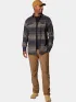 Columbia Flare Gun Stretch Flannel Férfi Ing 016-Shark Vista Stripe
