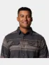Columbia Flare Gun Stretch Flannel Férfi Ing 016-Shark Vista Stripe