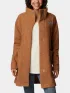 Columbia Panorama Long Jacket Női Utcai Kabát 224-Camel Brown