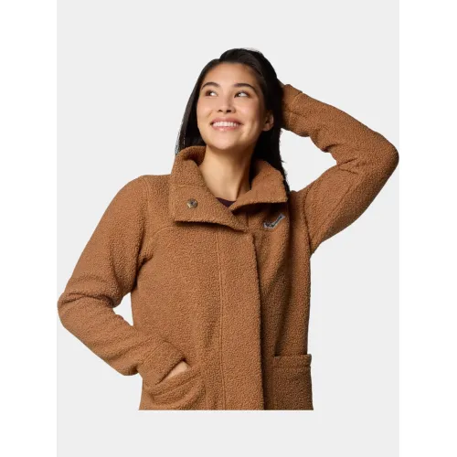 Columbia Panorama Long Jacket Női Utcai Kabát 224-Camel Brown