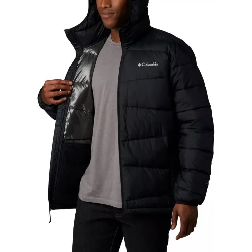Columbia Fivemile Butte Hooded Jacket Férfi Utcai Kabát 010-Black