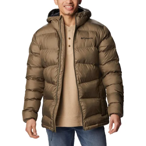 Columbia Fivemile Butte Hooded Jacket Férfi Utcai Kabát 397-Stone Green