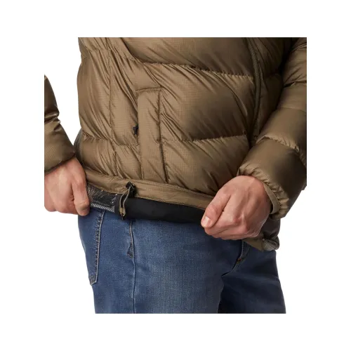 Columbia Fivemile Butte Hooded Jacket Férfi Utcai Kabát 397-Stone Green