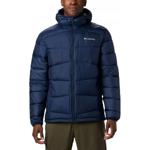 Columbia Fivemile Butte Hooded Jacket Férfi Utcai Kabát 464-Collegiate Navy