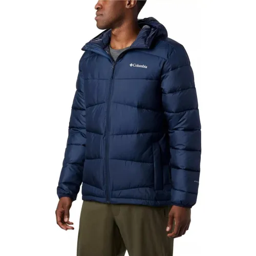 Columbia Fivemile Butte Hooded Jacket Férfi Utcai Kabát 464-Collegiate Navy