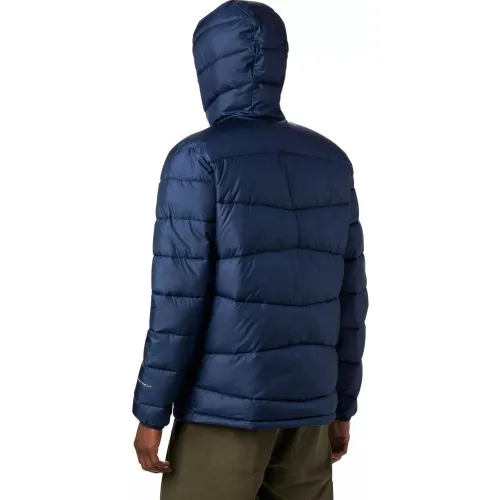 Columbia Fivemile Butte Hooded Jacket Férfi Utcai Kabát 464-Collegiate Navy