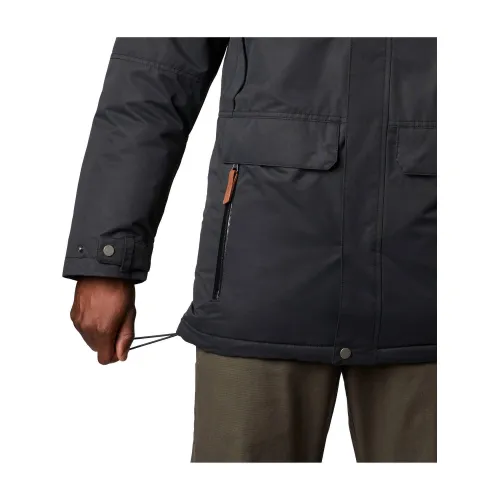 Columbia South Canyon Long Down Parka Férfi Utcai Kabát 010-Black
