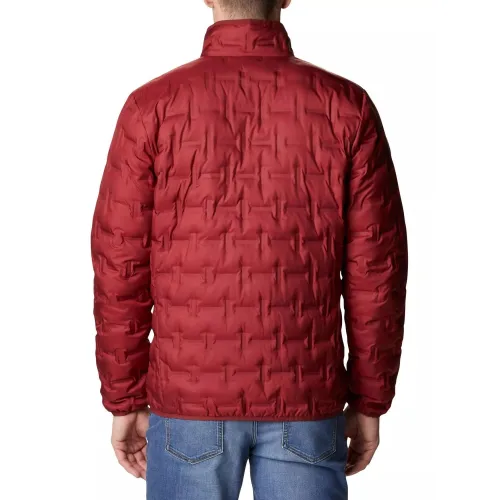 Columbia Delta Ridge Down Jacket Férfi Utcai Kabát 664-Red Jasper