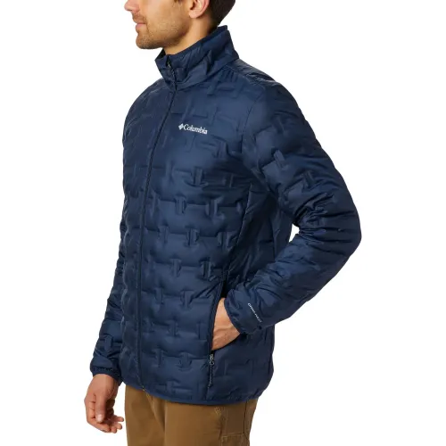 Columbia Delta Ridge Down Jacket Férfi Utcai Kabát 464-Collegiate Navy