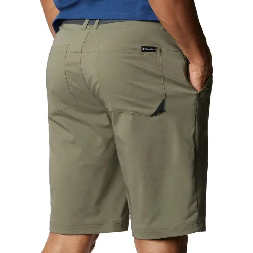 Columbia Tech Trail Short Férfi Rövidnadrág 397-Stone Green