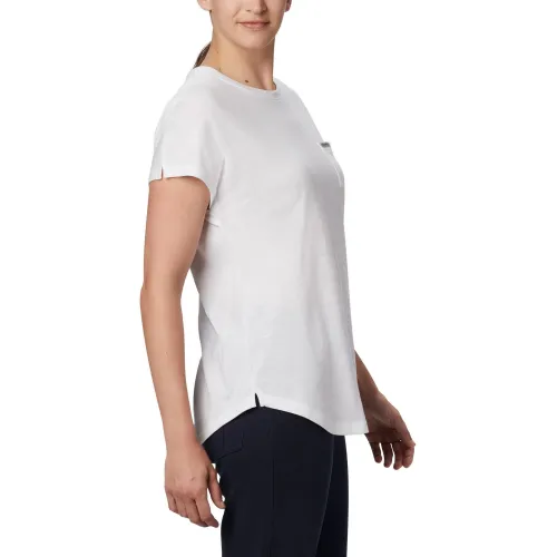 Columbia Cades Cape Tee Női Póló 100-White