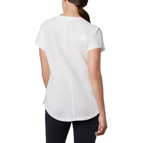Columbia Cades Cape Tee Női Póló 100-White