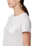 Columbia Cades Cape Tee Női Póló 100-White