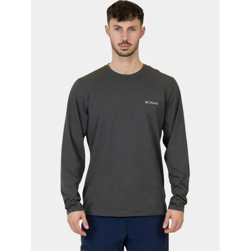 Columbia Tech Trail Long Sleeve Crew II Férfi Fitness felső 011-Shark