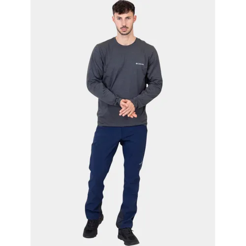 Columbia Tech Trail Long Sleeve Crew II Férfi Fitness felső 011-Shark