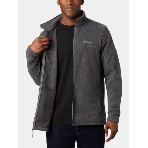 Columbia Basin Trail III Full Zip Férfi Polár, Softshell, Középréteg 030-Charcoal