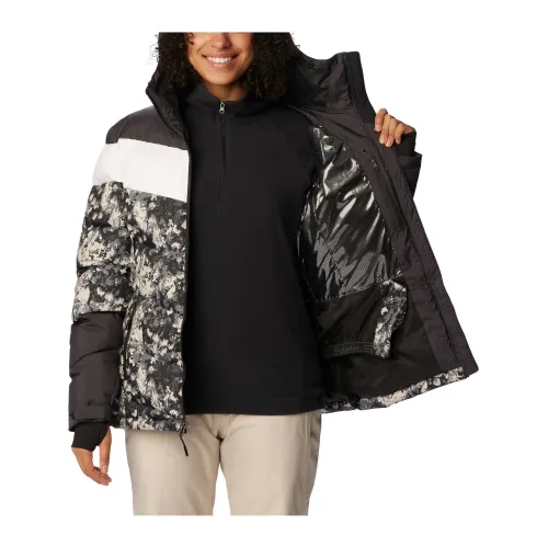 Columbia Abbott Peak Insulated Jacket Columbia Abbott Peak Insulated Jacket Női Síkabát, Snowboard Kabát 012-Black