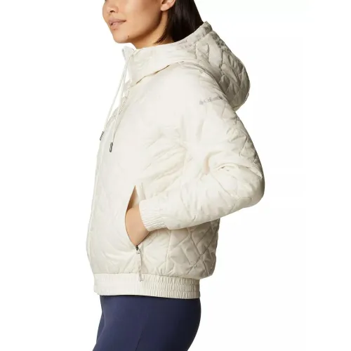 Columbia Sweet View Insulated Bomber Női Utcai Kabát 191-Chalk