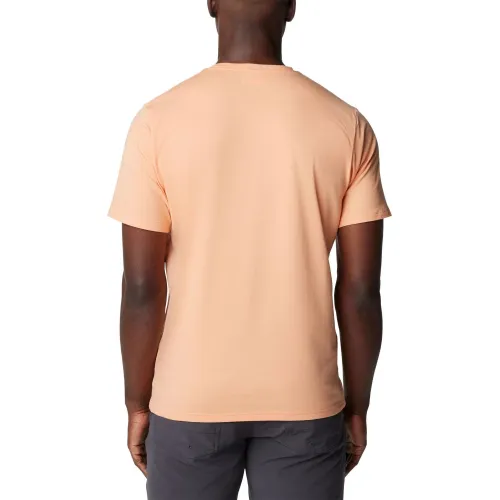 Columbia Men s Sun Trek Short Sleeve Tee Férfi Póló 882-Apricot Fizz