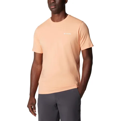 Columbia Men s Sun Trek Short Sleeve Tee Férfi Póló 882-Apricot Fizz