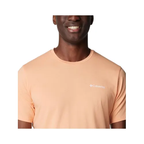 Columbia Men s Sun Trek Short Sleeve Tee Férfi Póló 882-Apricot Fizz
