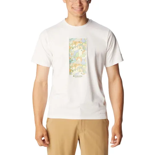 Columbia Men s Sun Trek Short Sleeve Graphic Tee Férfi Póló 117-White