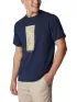Columbia Men s Sun Trek Short Sleeve Graphic Tee Férfi Póló 472-Collegiate Navy