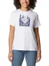 Columbia Sun Trek Short Sleeve Graphic Tee Női Póló 115-White