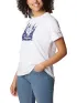 Columbia Sun Trek Short Sleeve Graphic Tee Női Póló 115-White