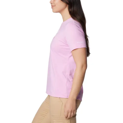 Columbia Sun Trek Short Sleeve Graphic Tee Női Póló 561-Cosmos